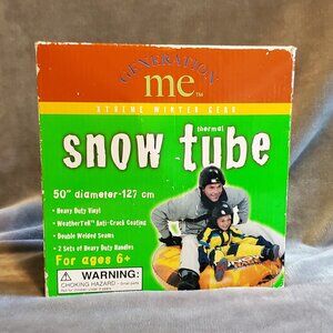 Generation me 50" Thermal Snow Tube with Handles Heavy Duty Anti Crack NEW